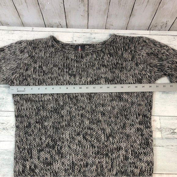 I Jeans by Buffalo Marbled Mohair Blend Elbow Patch Knit Sweater Medium - Picture 6 of 8